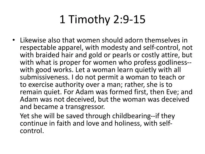 1 timothy 2 9 15