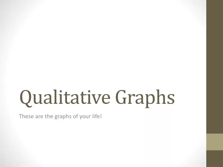qualitative graphs