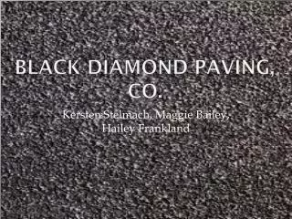 Black Diamond Paving, CO.