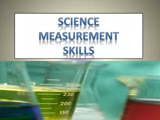 Science Measurement skills