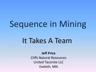 Sequence in Mining