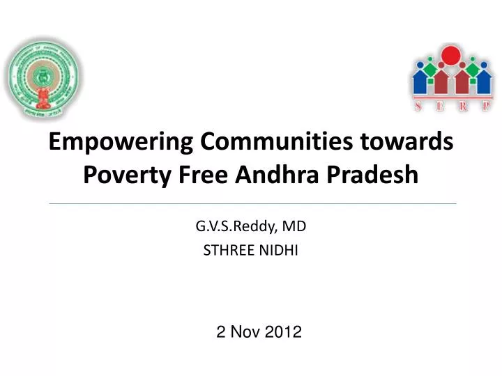 empowering communities towards poverty free andhra pradesh