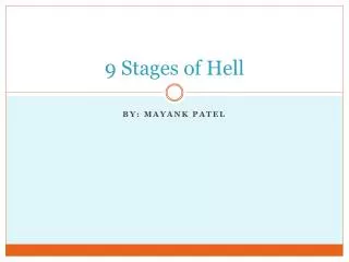 9 Stages of Hell