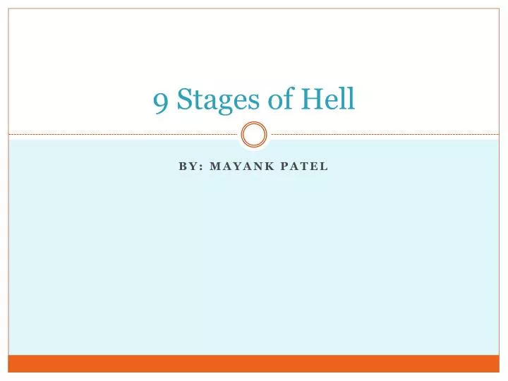 9 stages of hell