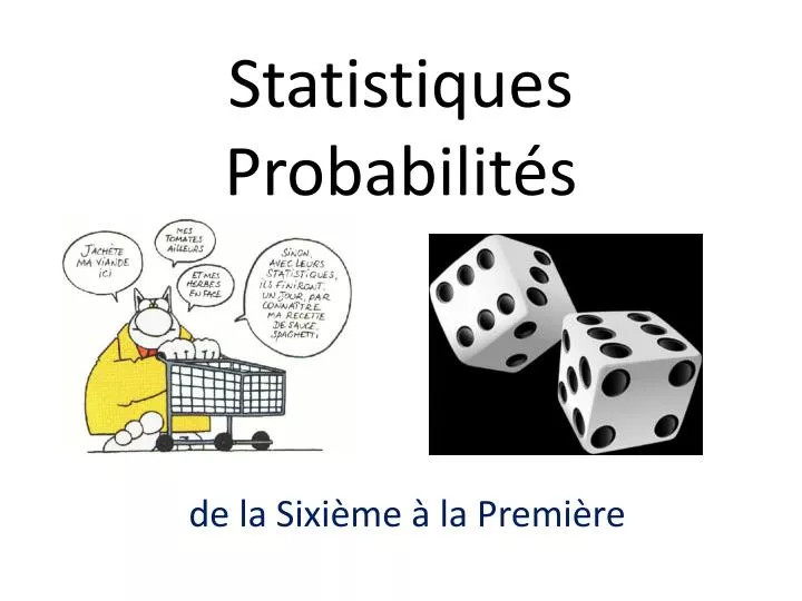 statistiques probabilit s