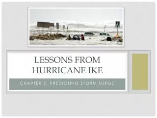Lessons From Hurricane Ike