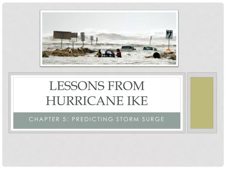 lessons from hurricane ike