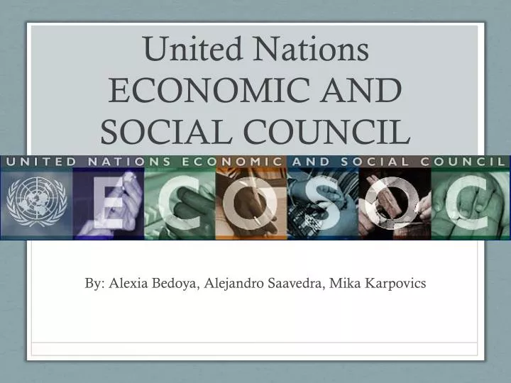 united nations economic and social council