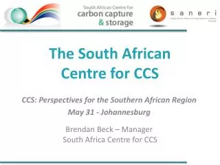 The South African Centre for CCS
