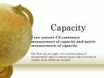 Capacity - slide 1