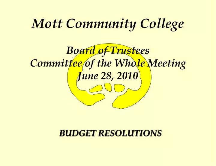 mott community college board of trustees committee of the whole meeting june 28 2010