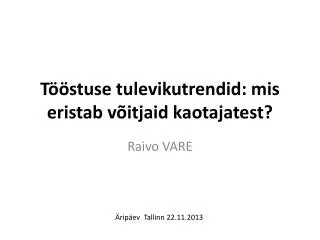 t stuse tulevikutrendid mis eristab v itjaid kaotajatest