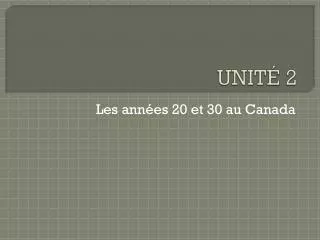 unit 2