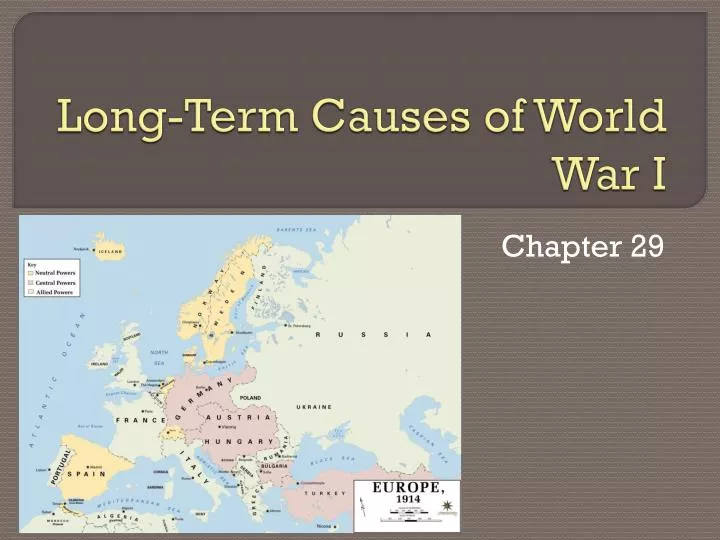 long term causes of world war i