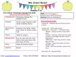 Mrs. Evans’ Bunch - slide 1