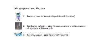 Lab equipment and its uses