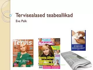 tervisealased teabeallikad