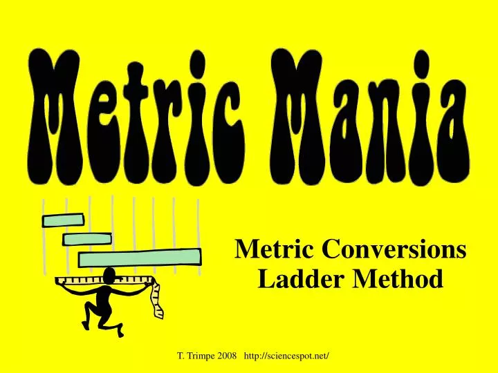 metric conversions ladder method