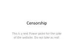 Understanding Censorship: Types, Rationale, and Implications - slide 1