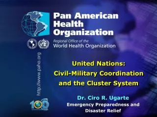 PAN AMERICAN HEALTH ORGANIZATION Pan American Sanitary Bureau, Regional Office of the