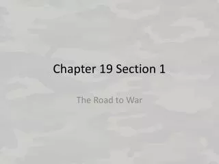 chapter 19 section 1