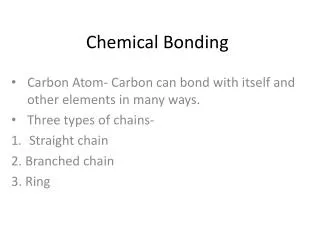 Chemical Bonding