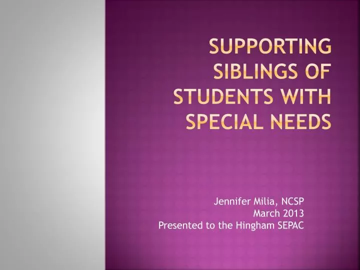 supporting siblings of students with special needs