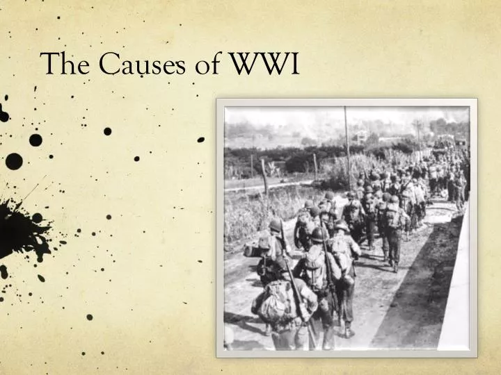 the causes of wwi