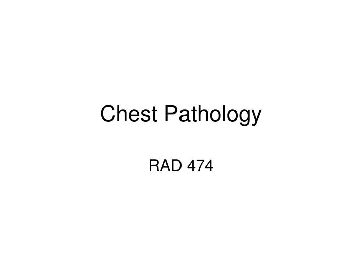 chest pathology