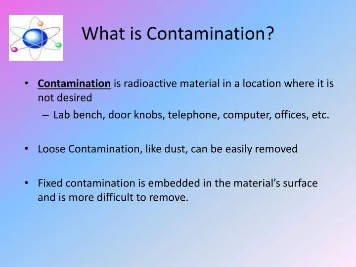 what is contamination