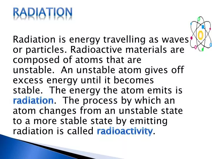 radiation