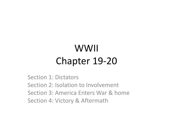 wwii chapter 19 20