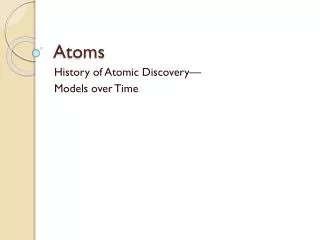 atoms