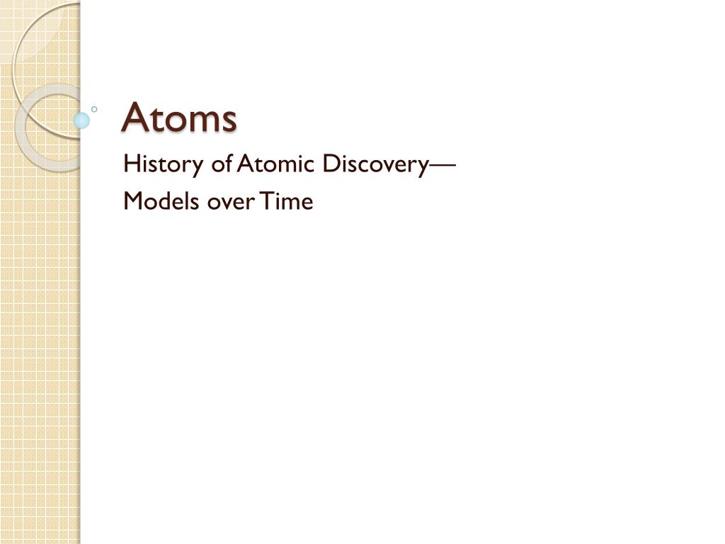 PPT - Atoms PowerPoint Presentation, free download - ID:2025239