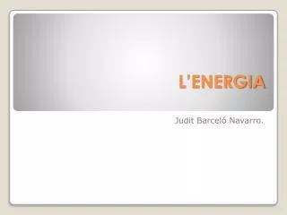 l energia