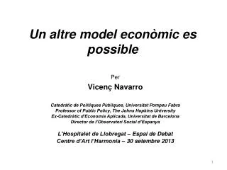 un altre model econ mic es possible