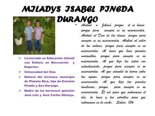 miladys isabel pineda durango