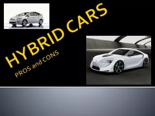 HYBRID CARS PROS and CONS