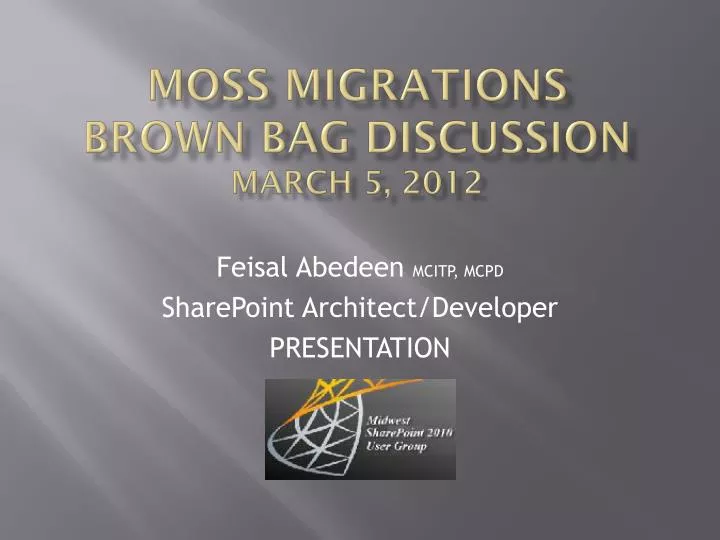 moss migrations brown bag discussion march 5 2012