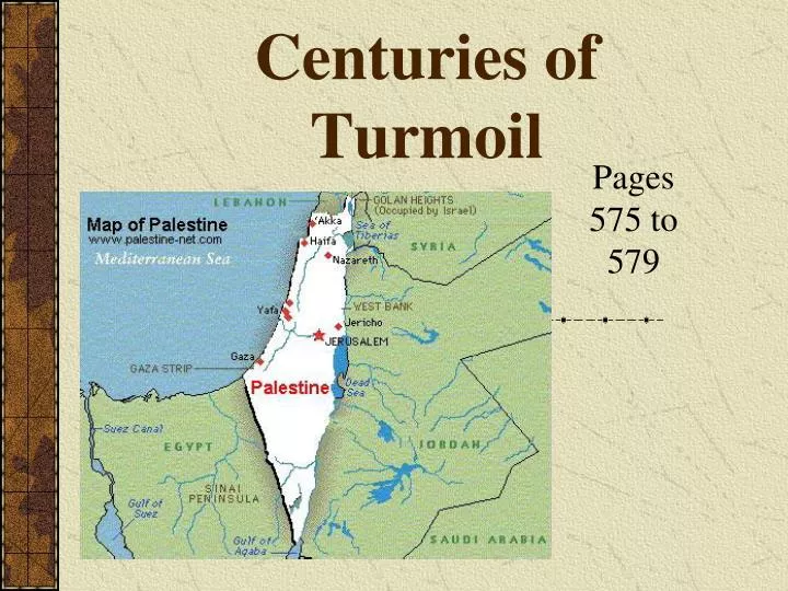 centuries of turmoil