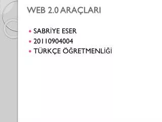 web 2 0 ara lari