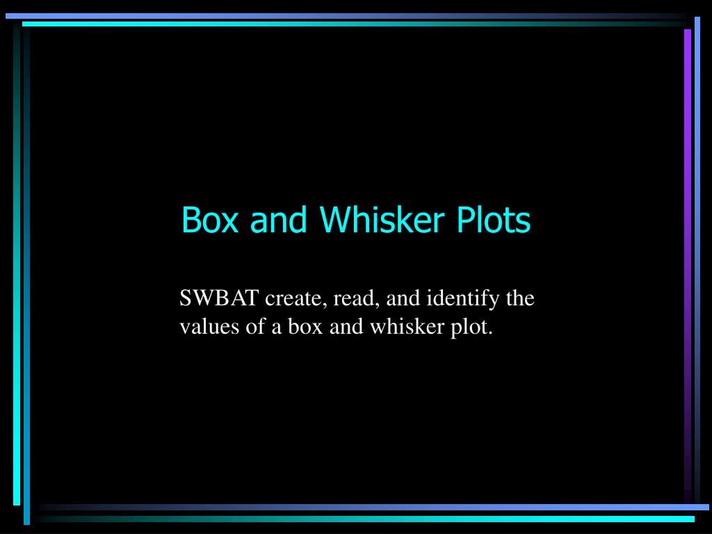 PPT - Box and Whisker Plots PowerPoint Presentation, free download - ID ...