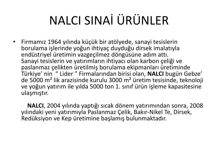 nalci sina r nler