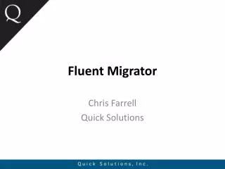 Fluent Migrator