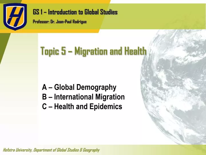 topic 5 migration and health