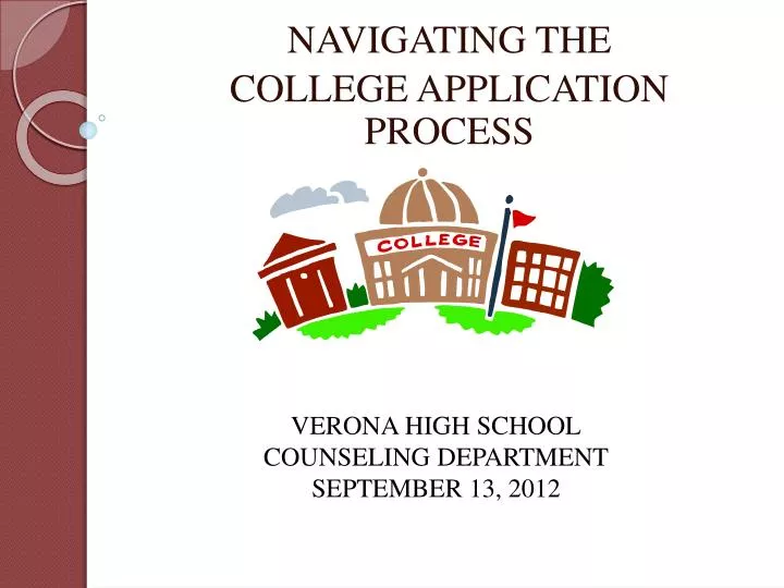 navigating the college application process