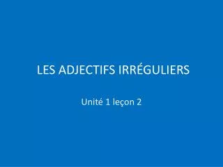 unit 1 le on 2