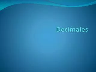 decimales