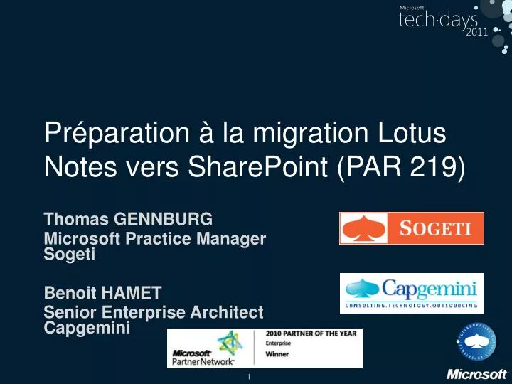 pr paration la migration lotus notes vers sharepoint par 219
