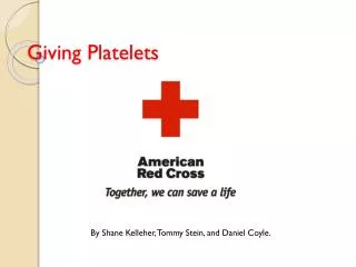 Giving Platelets
